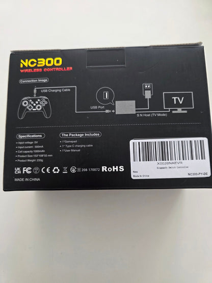 Switch Pro Controller Hall-Effekt LED 1000mAh für Switch PC iOS Android