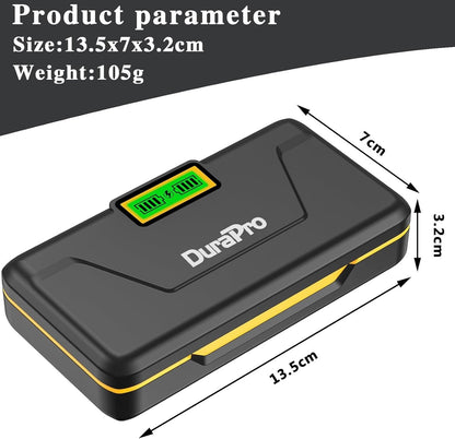 2x 2850mAh LP-E6P Akku + LCD Dual USB Ladegerät für Canon EOS R5 Mark II