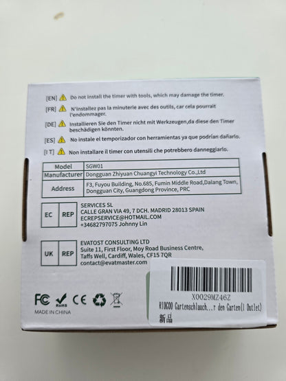 Gartenschlauch-Timer Sprinkler mit Regenverzögerung 1 Auslass