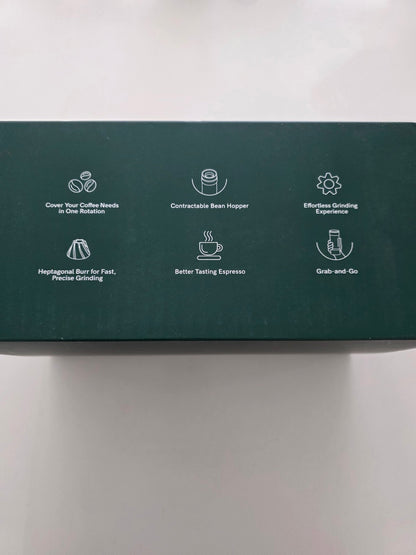 Tragbare Elektrische Kaffeemühle Kegelmahlwerk Tundra Brown