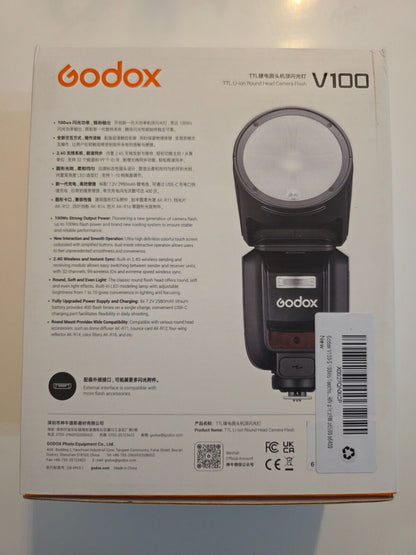 V100-S 100Ws Touchscreen Blitz für Sony - TTL, HSS, Subblitz, USB-C