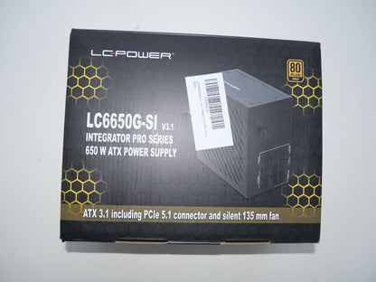 Integrator - Pro 650W ATX V3.1 Netzteil - 80 Plus Gold OCP OPP SCP SIP UVP