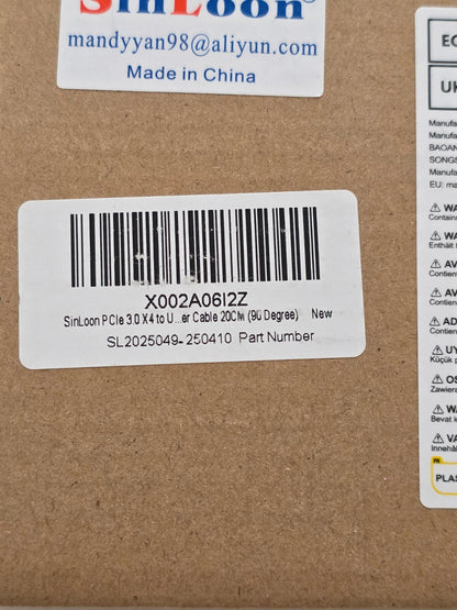 PCIe 3.0 X4 zu U.2 SFF-8639 Kabel 20cm 90° NVMe SSD