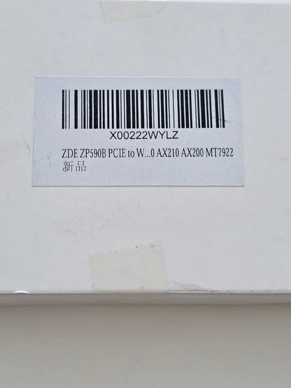 ZP590B PCIe WiFi7 Adapter für Raspberry Pi 5 M.2 E-Key TPU