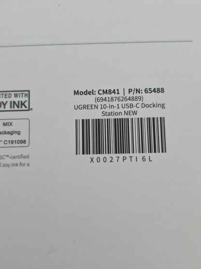 Mac Mini M4 Dock 4K DisplayPort, 10Gbps USB, M.2 SSD, SD/TF grau