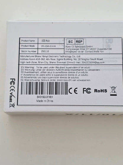 7-in-1 Surface Pro 11/10/9/X Hub 8K Thunderbolt 4K HDMI