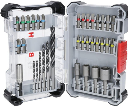 Bosch 35x Extra Hard Bit- & PRO Wood Bohrer-Set 35tlg