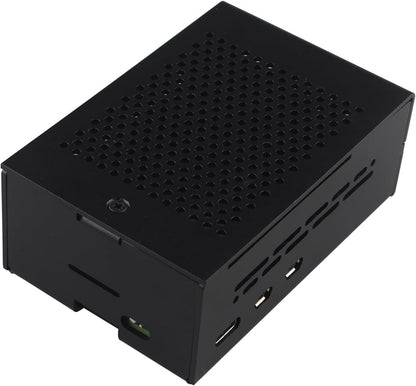 ZC502 Aluminium Gehäuse für Raspberry Pi 5 kompatibel mit PCIe NVMe WiFi7