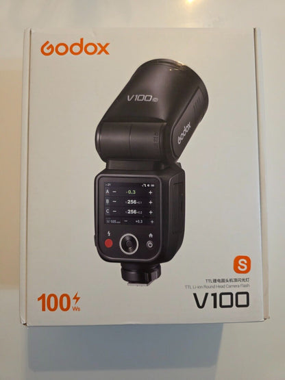 V100-S 100Ws Touchscreen Blitz für Sony - TTL, HSS, Subblitz, USB-C