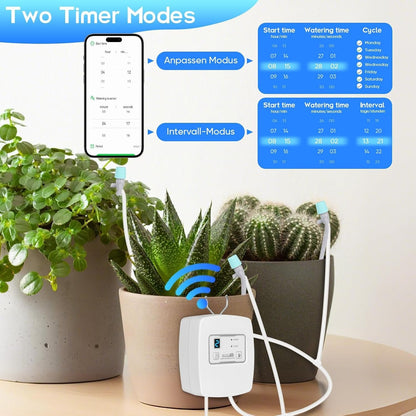 WiFi Bewässerungssystem Tropfset APP-Steuerung 12V