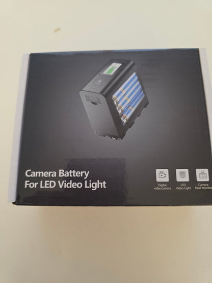 7800mAh Akku für Sony Kameras mit LED & Typ-C