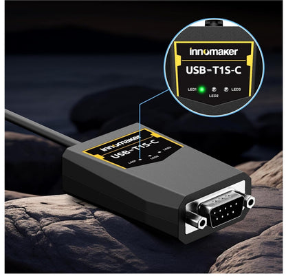 USB-zu-10BASE-T1S Ethernet-Konverter 10 Mbit/s, Windows/Linux, Industriequalität