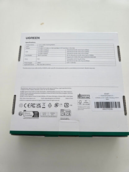 Mac Mini M4 Dock USB C Hub mit M.2 NVMe SSD 7 Ports Grau