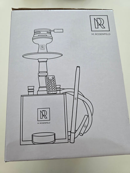 Shisha Set To Go Acryl mit 2 Schläuchem HMD LED Tasche Zubehör