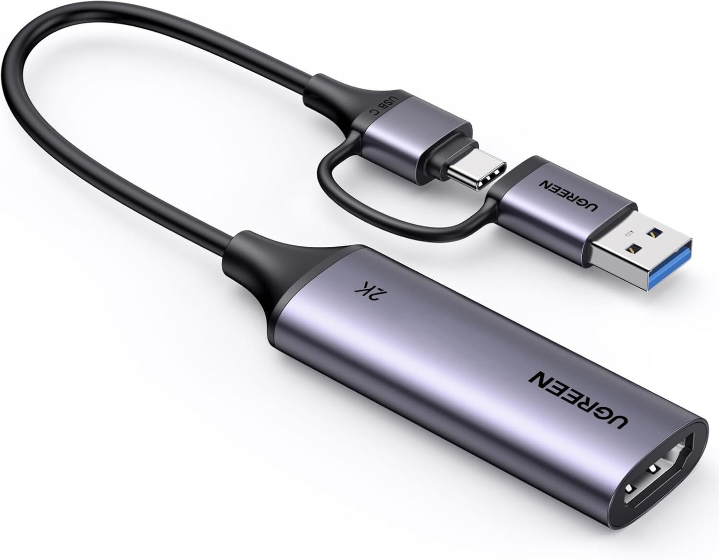 Video Capture Card HDMI auf USB-C/A 4K@30Hz 2K@30Hz Grabber
