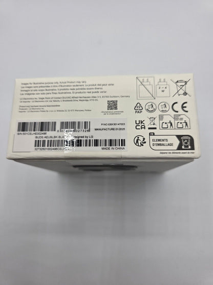 LG XBOOM Buds 2025 Bluetooth In-Ear Kopfhörer ANC Schwarz