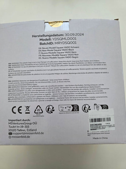 Shisha Set To Go Acryl mit 2 Schläuchem HMD LED Tasche Zubehör