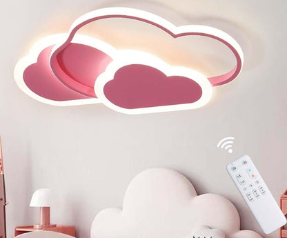 Kinderzimmer lampe decke, Wolkenlampe 42cm mit Fernbedienung, LED Deckenle