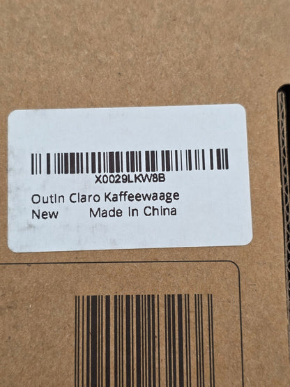Kaffeewaage 2kg/0,1g Timer Espresso Pour-Over mit Schutztasche