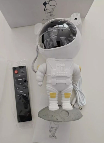 LED Galaxy Projektor Lampe – Astronaut Design mit Timer und Fernbedienung