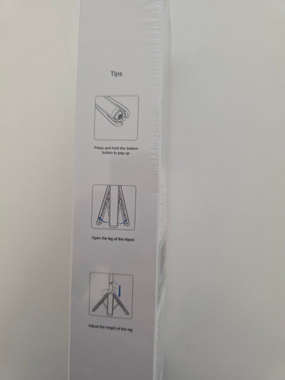 Mini Selfie-Stick Stativ 55cm, Kugelkopf, Kaltschuh bis 55 cm Länge