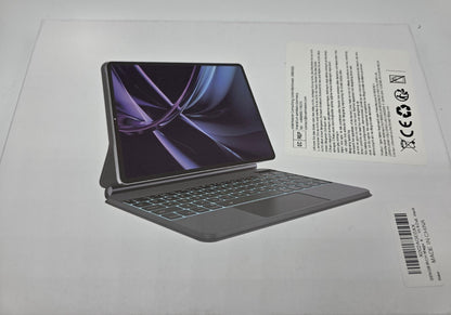 Magic Tastatur iPad A16 11" 2025/10.9" 2022 QWERTZ Touchpad Weiß