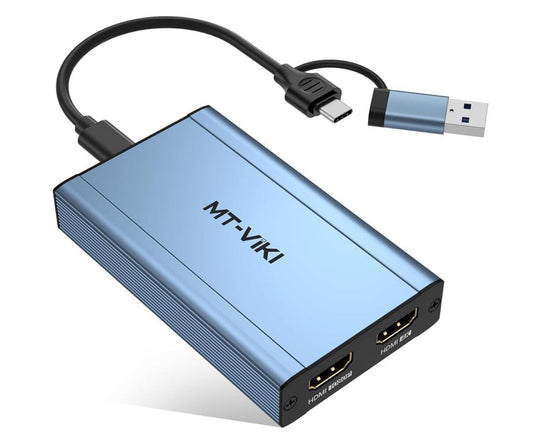 USB 3.0/USB C HDMI Splitter 4K@30Hz & 1080P@60Hz Dual