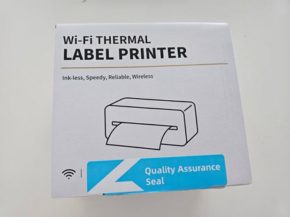 DHL Etikettendrucker, 249 WiFi Thermodrucker 4x6 Label Printer für Barcode, Vers