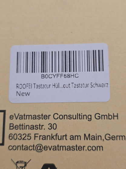 Tastaturhülle iPad Pro 11" M4 2024 QWERTZ Touchpad RGB Schwarz