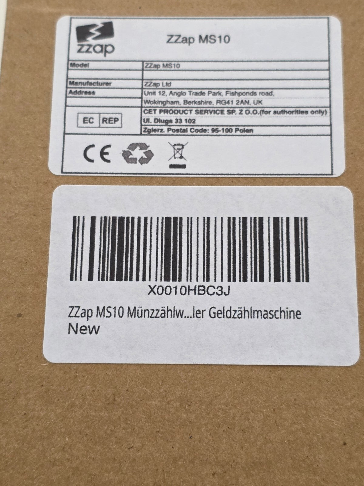 Münzzählwaage 3kg 5 Währungen Batterie/Netz USB-Export