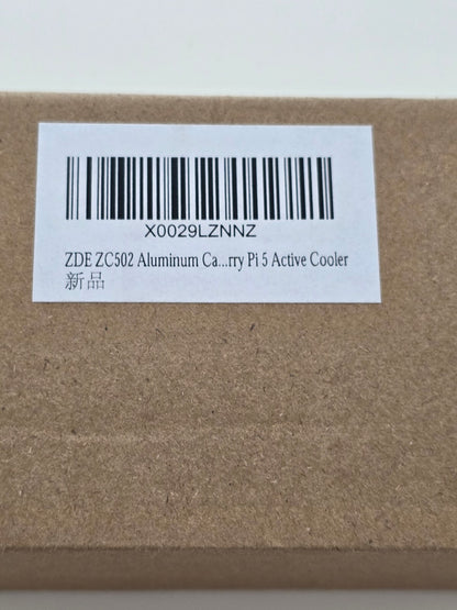 ZC502 Aluminium Gehäuse für Raspberry Pi 5 kompatibel mit PCIe NVMe WiFi7