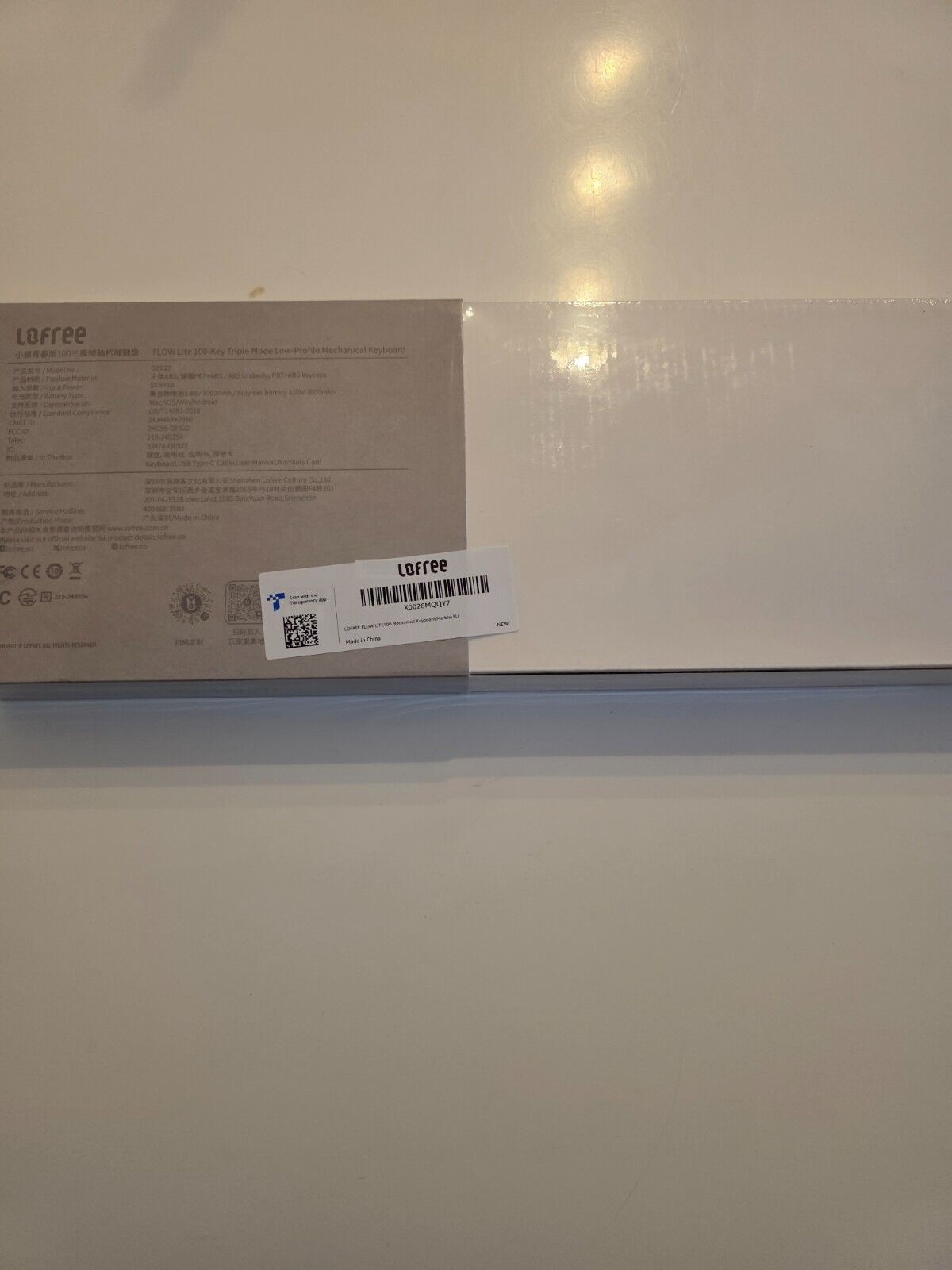 Low Profile Mechanische, Swappable Wiederaufladbare Kabellose Tastatur QWERTY