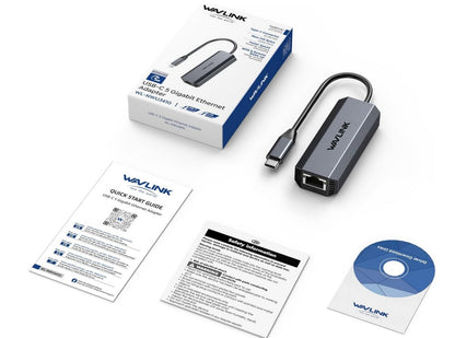 USB C LAN Adapter 5Gbit/s RJ45 Gigabit für MacBook iPad Windows