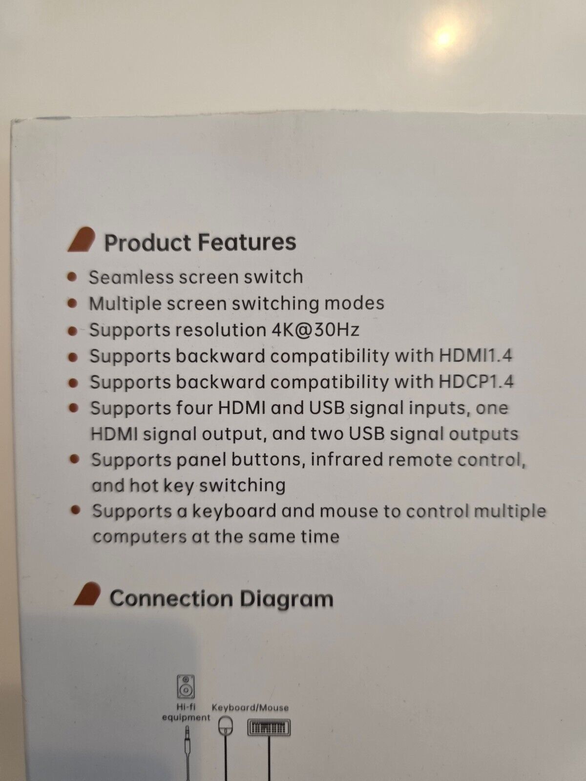 4 Port HDMI KVM Multiviewer, 4x1 Quad Multiviewer Seamless Switcher unterstützt