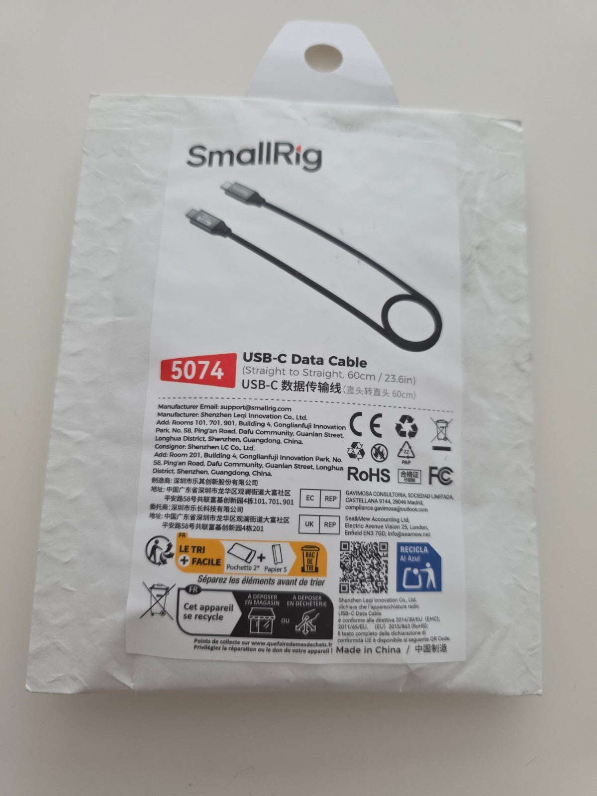 USB4 Kabel 60cm 40Gbps 240W 8K@60Hz USB-C Straight
