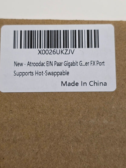 Paar Gigabit LWL Medienkonverter SFP zu RJ45 1.25G