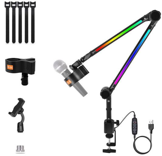 ST3 Mikrofonständer mit Spinne für Blue Yeti Studio Schwarz