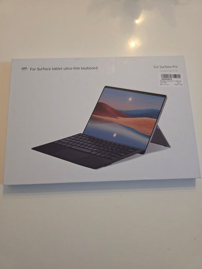 QWERTY Tastatur für Surface Pro 7+/7/6/5/4/3 Bluetooth Schwarz