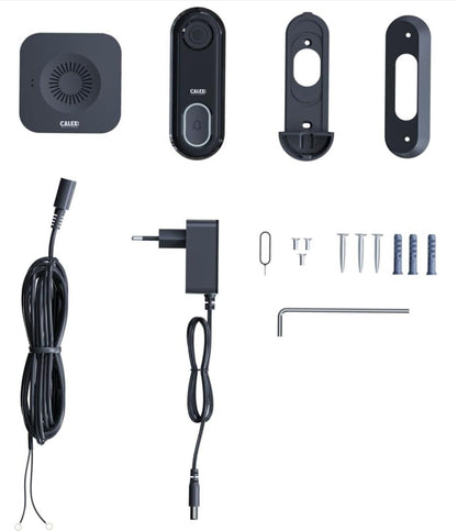 Smart Video Türklingel mit Kamera, Zwei-Wege-Audio, 1080P HD-Video, App-Be