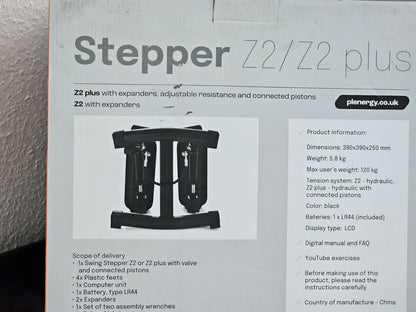 Stepper für Zuhause mit Power Ropes 120 kg, Twist Mini Steppermit Verstellbarer