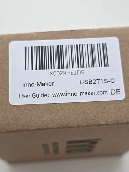 USB-zu-10BASE-T1S Ethernet-Konverter 10 Mbit/s, Windows/Linux, Industriequalität