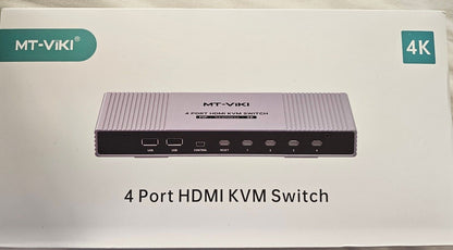 4K HDMI KVM Multiviewer 4x1 mit PIP POP 4K@30Hz Seamless Switching unterstützt