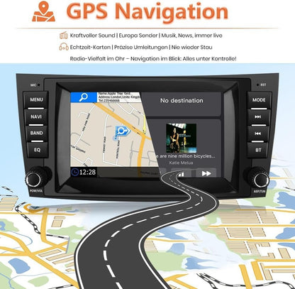 Android 13 Autoradio 8" für Mercedes E-Klasse W211 CLS W219 CarPlay