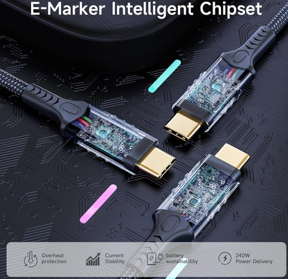 USB-C auf USB-C Kabel 3m USB4 40Gbps 240W 8K Thunderbolt 4