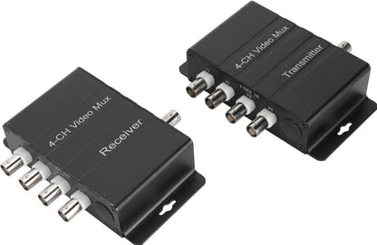 4-Kanal-Video-Multiplexer - Plug-and-Play, Störungsbeständig, 400M Übertragung