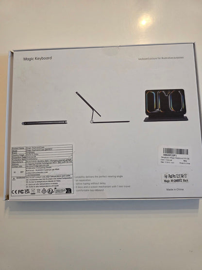 Magic Keyboard Case für iPad Pro 12,9" & Air 13" QWERTZ Schwarz