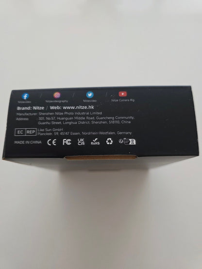 L Halterung Nikon Z6 III Vertikal-Horizontal Arca QR DJI RS 2-4 Pro
