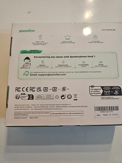 SP600 Konferenzlautsprecher mit 4 Ai-Mikrofonen + USB-C Docking, 4K HDMI, USB 3.