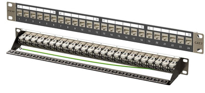 10Gbps 24 Port CAT7 Patchpanel 19" Rack RJ45 Switch