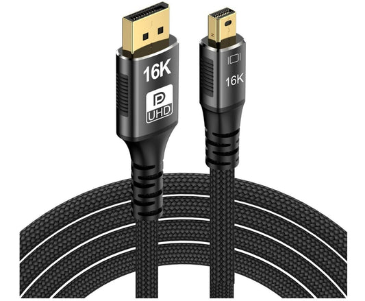 Mini DP zu DP 2.1 Kabel 16K@60Hz 8K@120Hz 3M